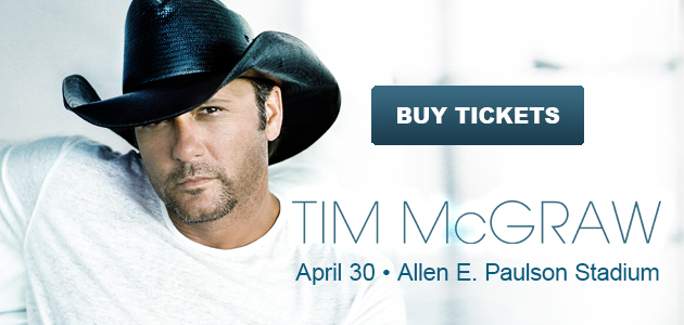 Georgia Southern University to Welcome Country Recording Star Tim McGraw