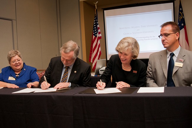 Georgia Southern University and Armstrong Atlantic State University Sign Articulation Agreement for Engineering Programs