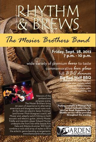 The Garden of the Coastal Plain at Georgia Southern University to Host Rhythm and Brews Craft Beer Tasting Event on Sept. 28