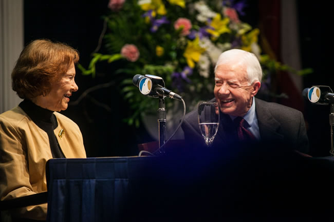 Ticket Information for Speech by Former President Jimmy Carter and First Lady Rosalynn Carter