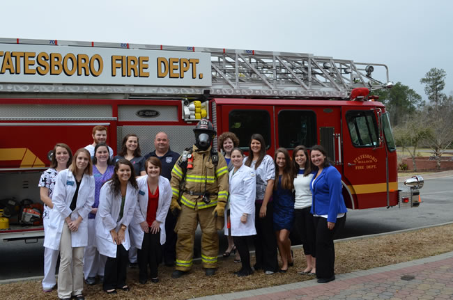 Nursing students learn to deal with disaster