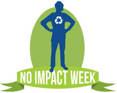 Reducing carbon footprints during “No Impact Week”