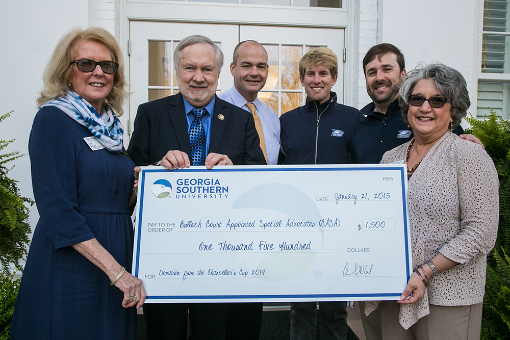 Georgia Southern Donates Golf Winnings to CASA
