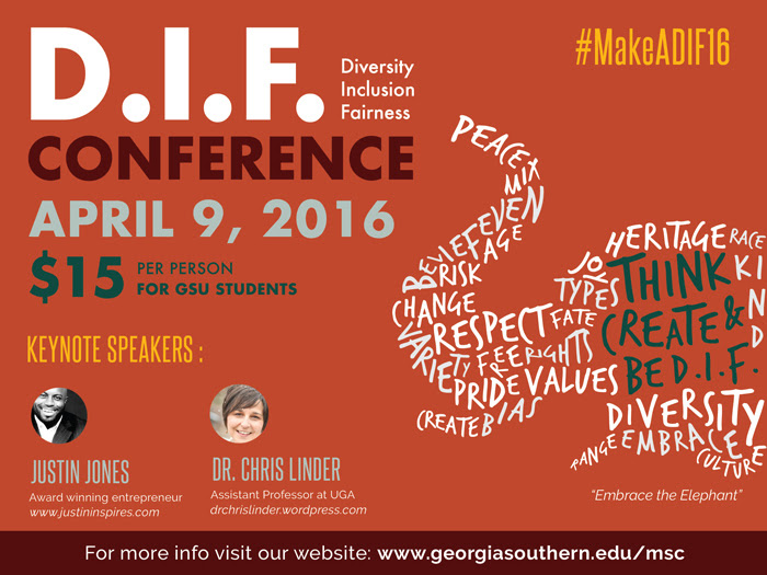 Diversity, Inclusion & Fairness Conference comes to campus this April