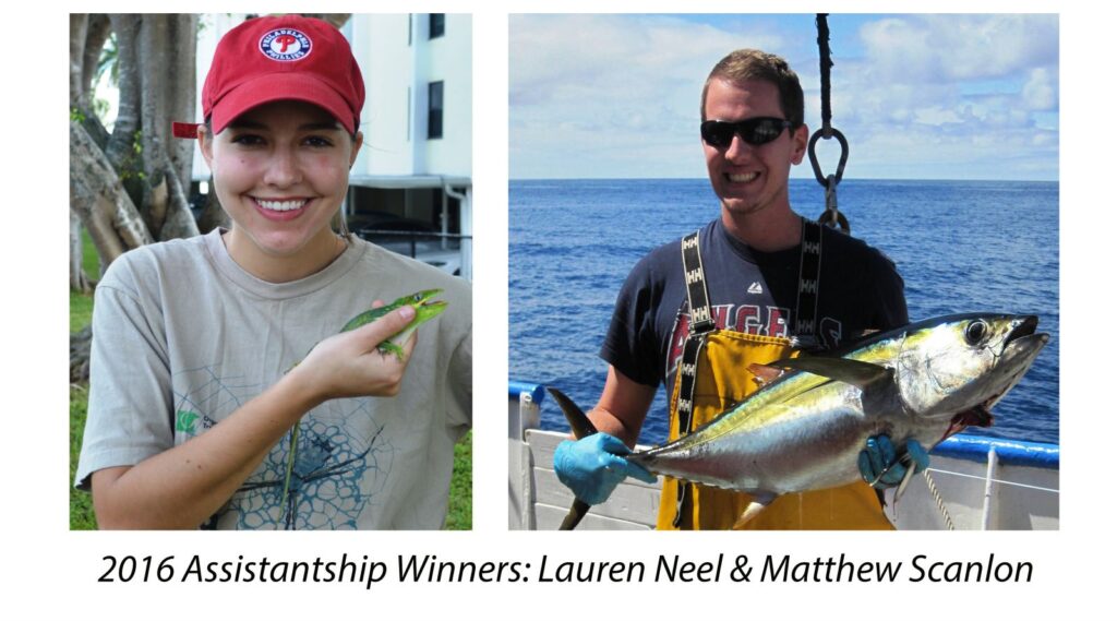 Institute for Coastal Plain Science Awards Summer Graduate Student Research Assistantships