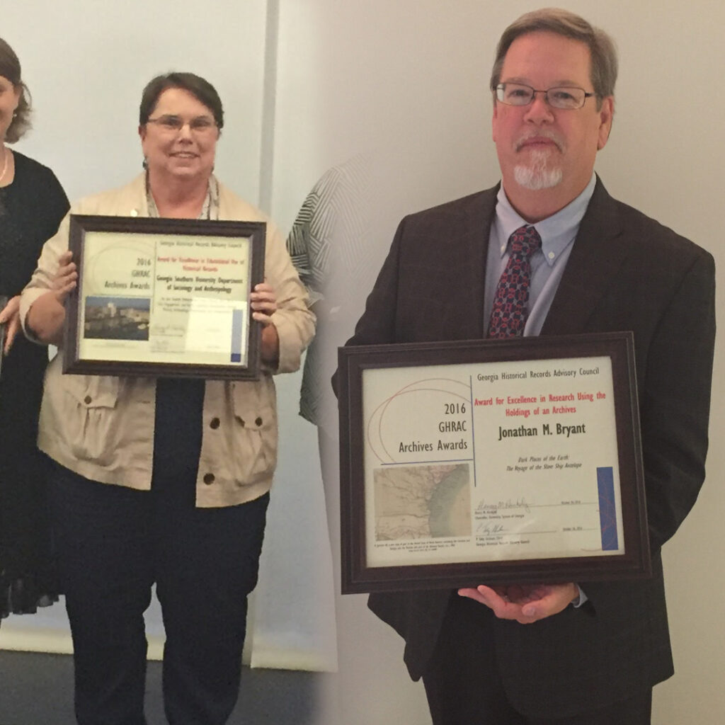 CLASS Faculty honored by Georgia Historical Records Advisory Council