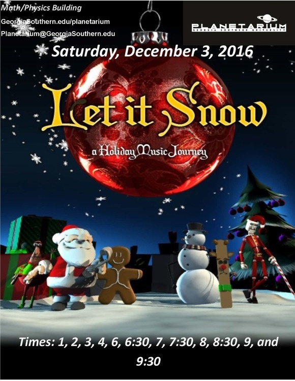 Planetarium to show “Let It Snow: A Holiday Musical”