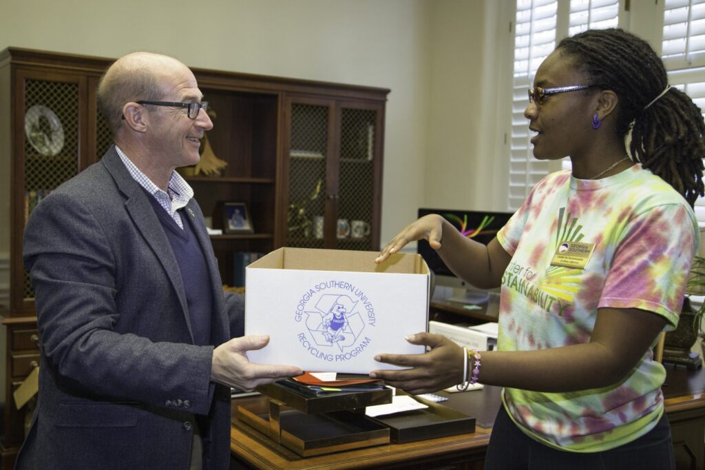 Georgia Southern University participating in 2017 RecycleMania Tournament