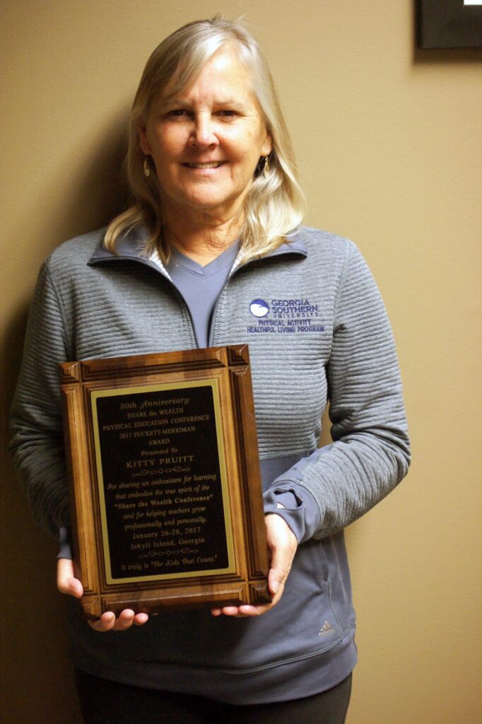 Kitty Pruitt earns 2017 Puckett-Merriman Award for fitness