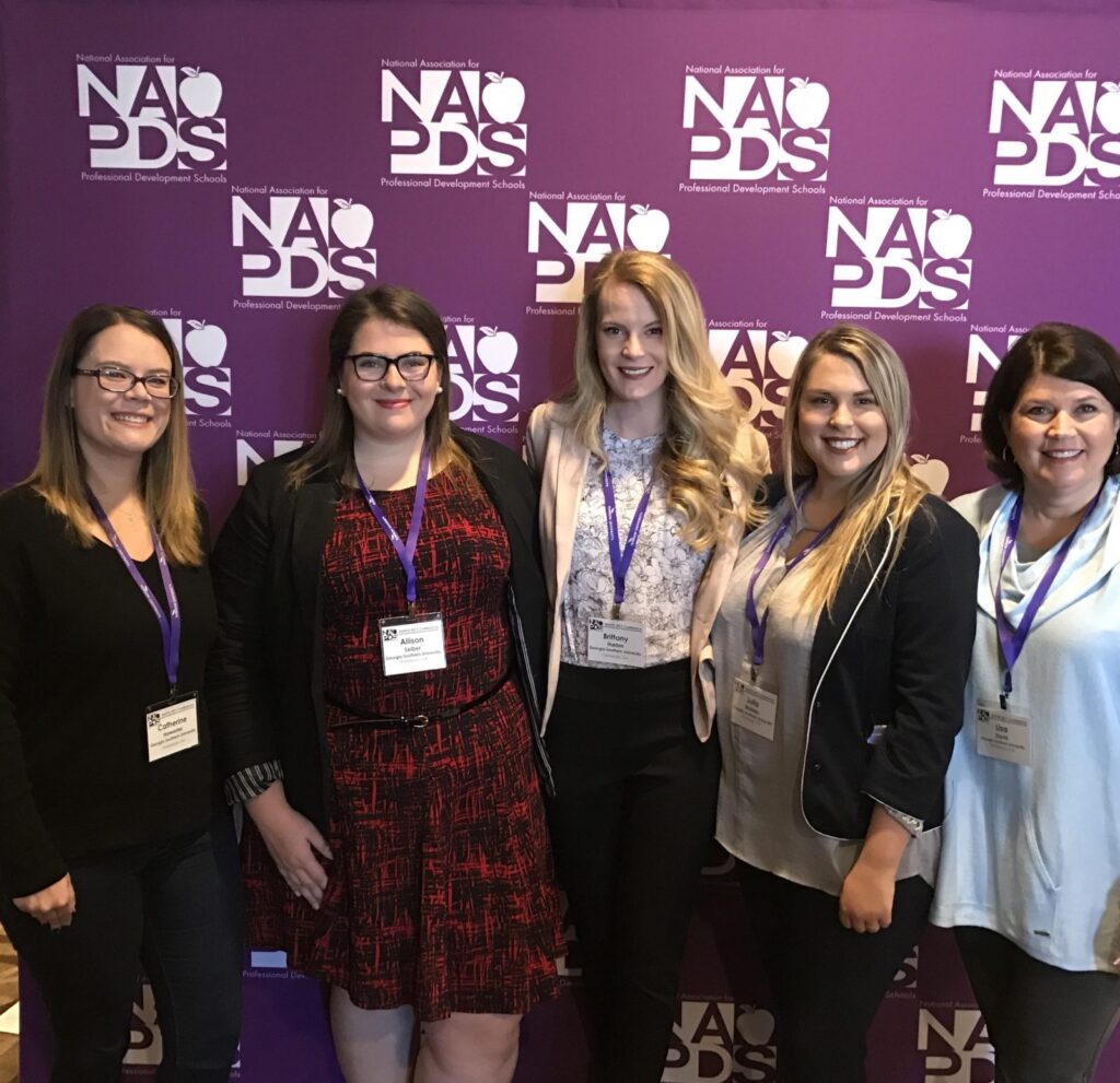 COE faculty and students present at National Association for Professional Development Schools in DC