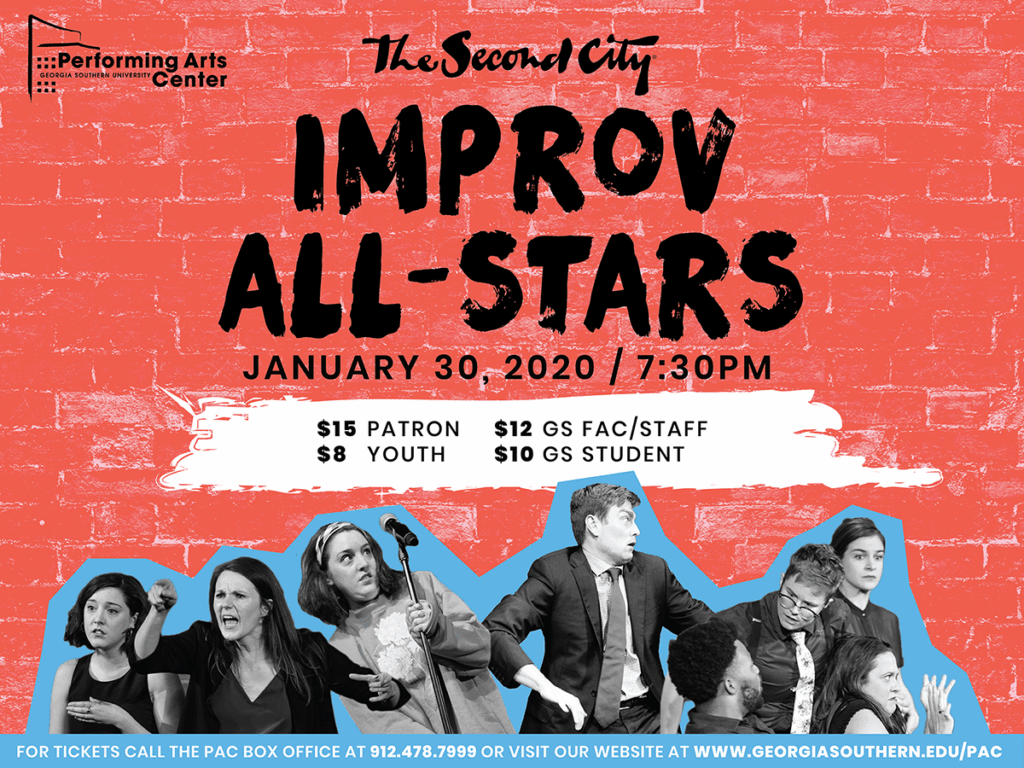 ‘The Second City: Improv All-Stars’ brings cutting-edge comedy to Georgia Southern’s Performing Arts Center
