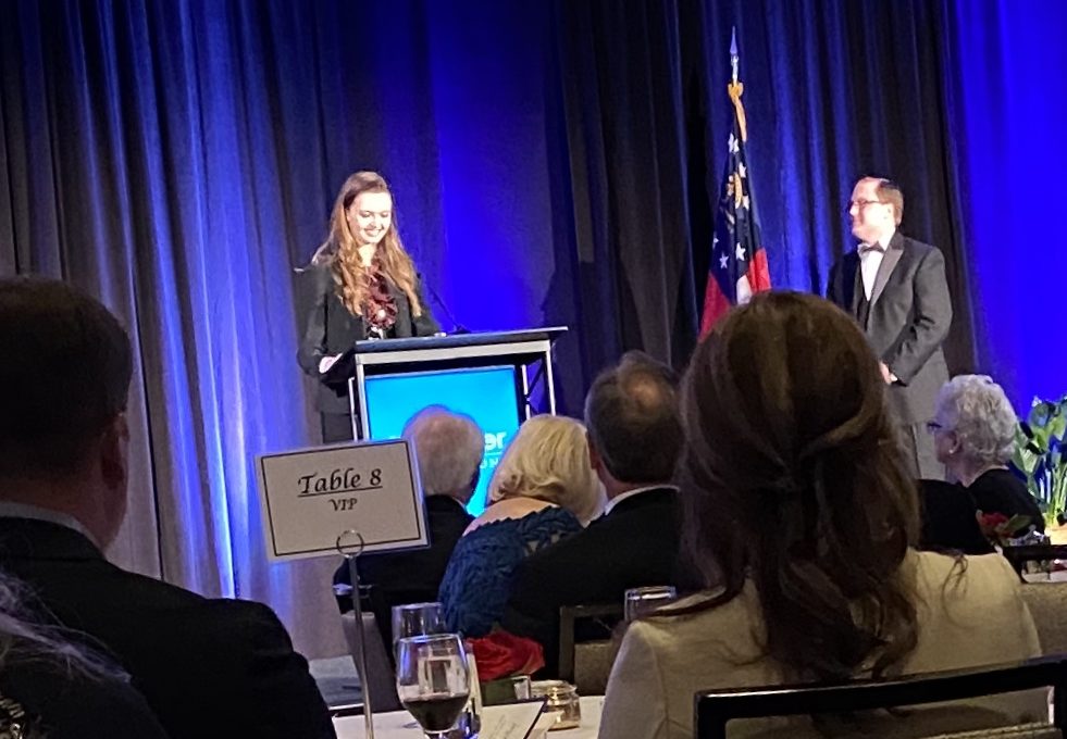 Parker College of Business student shares gratitude for scholarship at Zell Miller Legacy Gala