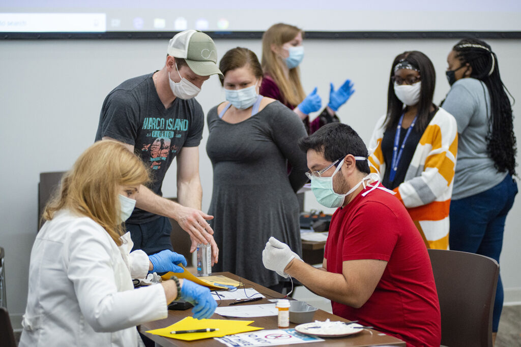 Georgia Southern students get glimpse of disability complications through simulation
