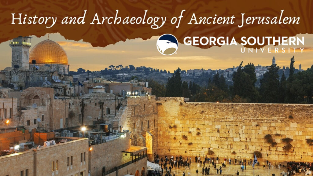 Georgia Southern professor to host virtual program on ancient Jerusalem