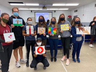 Athletic training students get creative in national art competition