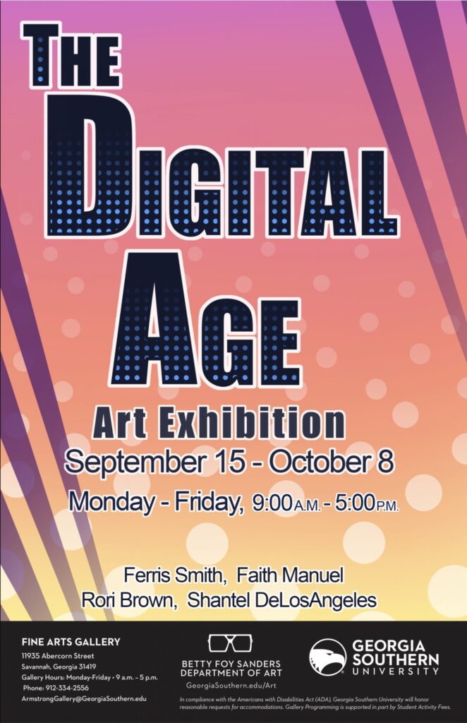 Get a peek into ‘The Digital Age’ through senior exhibition on Armstrong Campus
