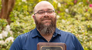 Associate Director of Residence Education Ben Wicker receives Founders Award from the Southeastern Association of Housing Officers