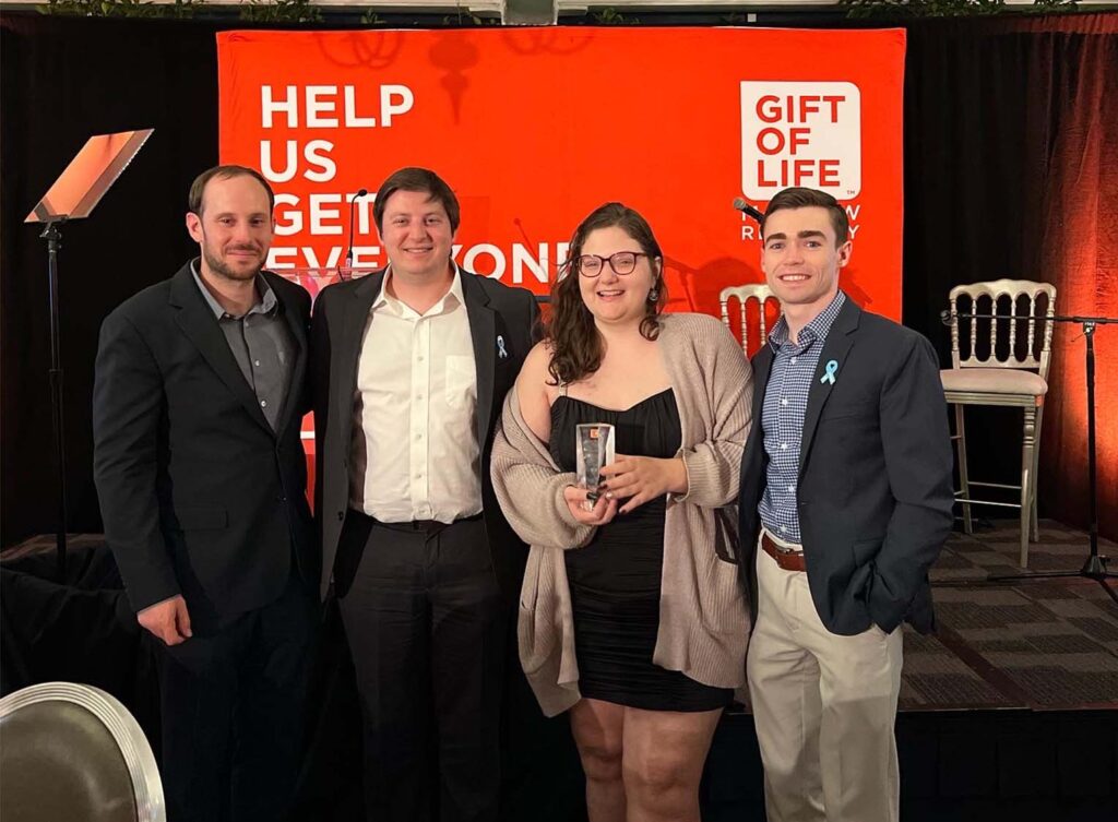 Georgia Southern student recognized for registering 300 bone marrow donors