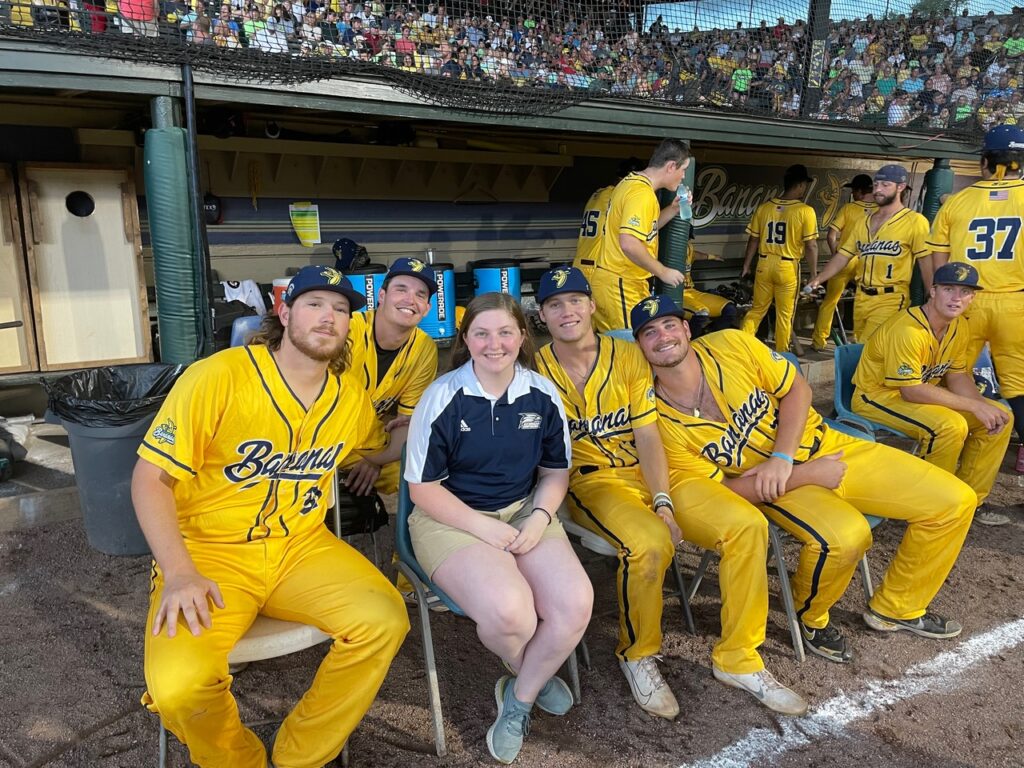 This summer was bananas for Eagle athletic training students