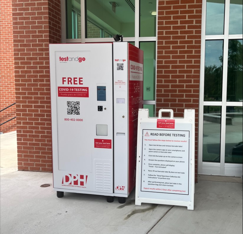 Georgia Southern Now Home to Free COVID-19 PCR Testing Kiosks