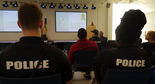 <strong>Approximately 30 University Police officers recognized for mental health training</strong>