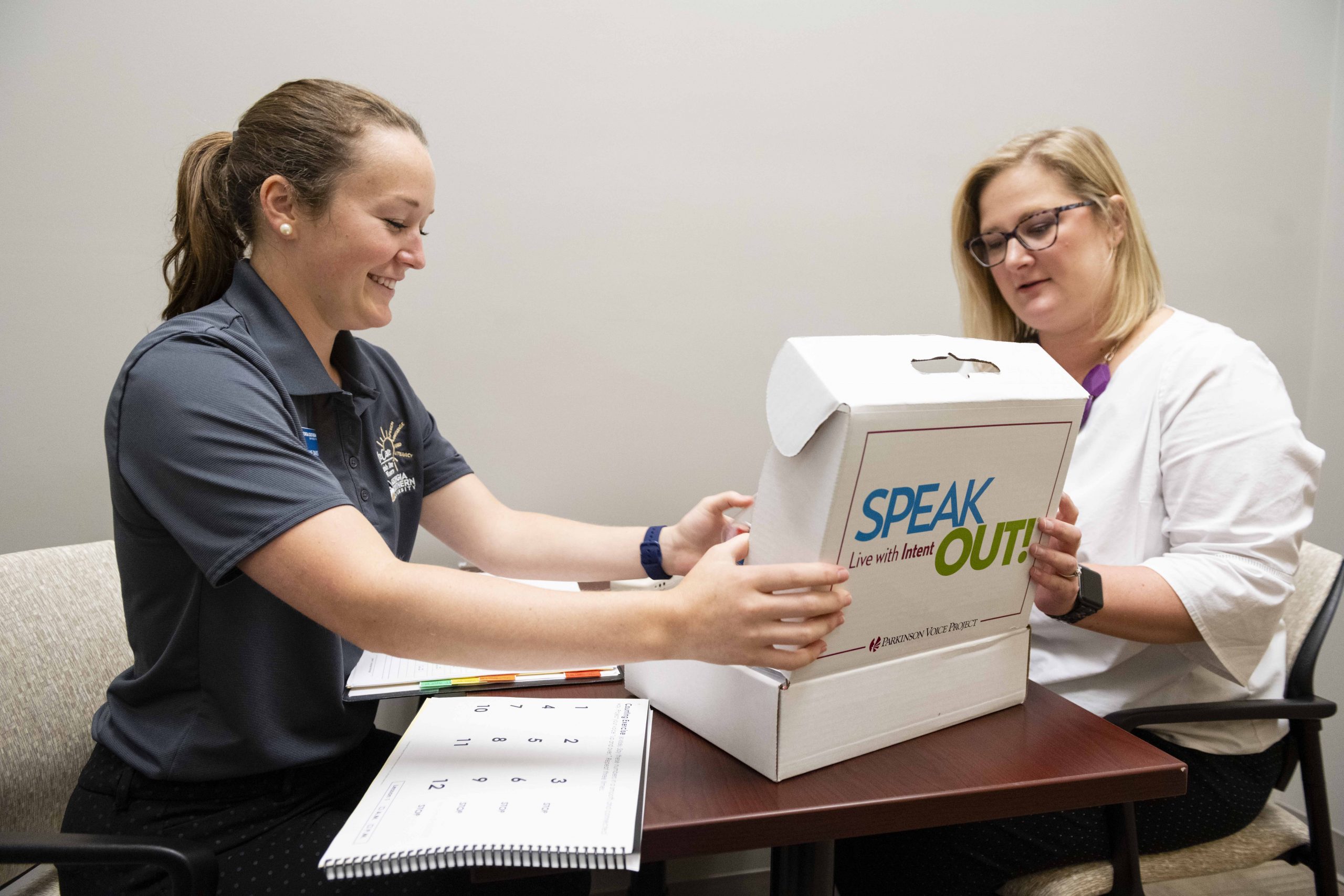 The RiteCare Center for Communication Disorders at Georgia Southern University is teaming up with a Texas nonprofit clinic to help all Georgians with Parkinson’s Disease have access to high-quality speech treatment. Parkinson Voice Project, a clinic committed to helping people with Parkinson’s regain and retain their speech and swallowing, is awarding the RiteCare Center a grant worth more than $280,000 in training, services, supplies and equipment over five years.