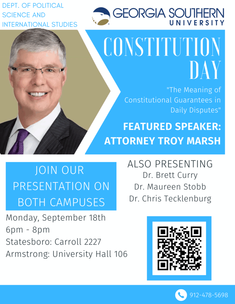 Discover your constitutional rights and responsibilities at Georgia Southern University’s Constitution Day event