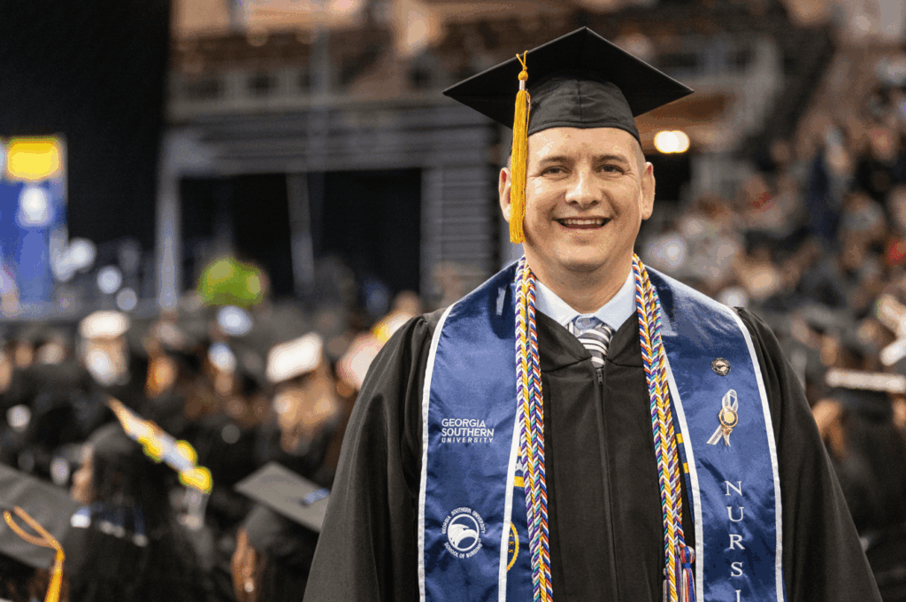 Fall graduate overcomes near-death battle with COVID-19 to complete nursing degree