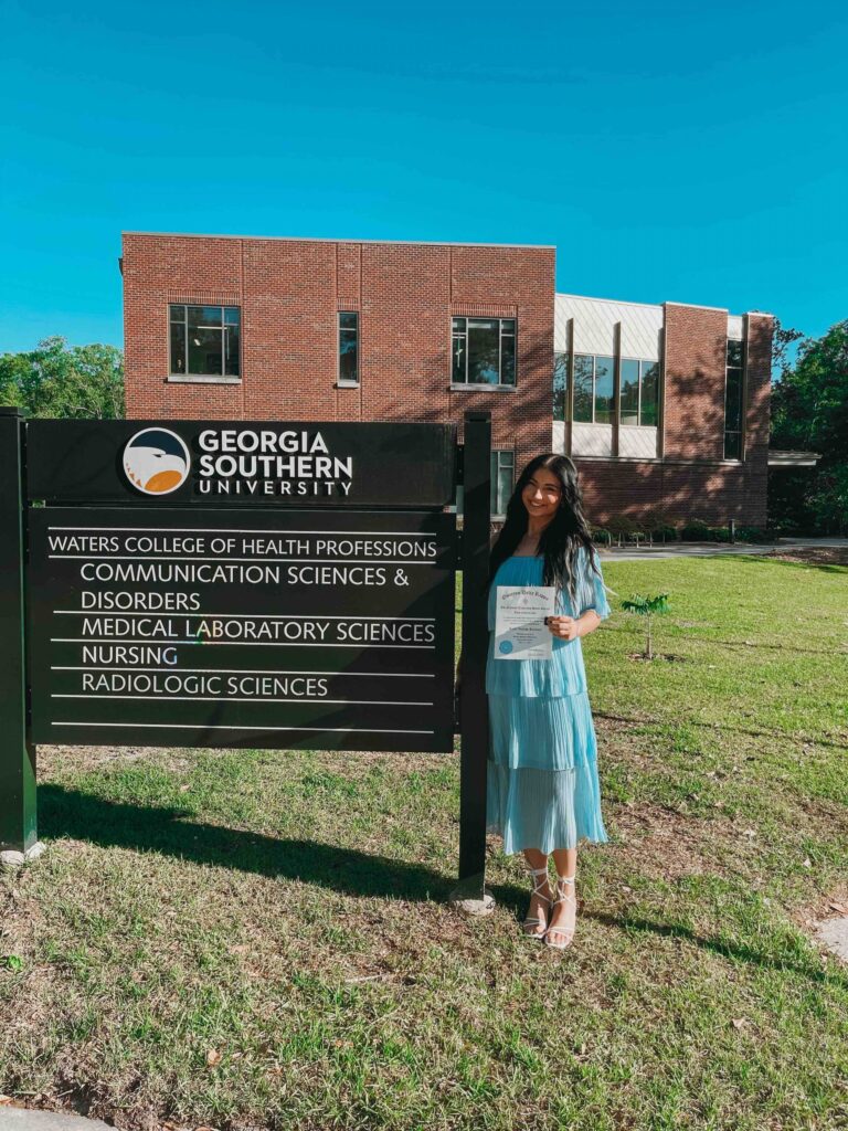 A circle of care: Nursing graduate fulfills childhood dream