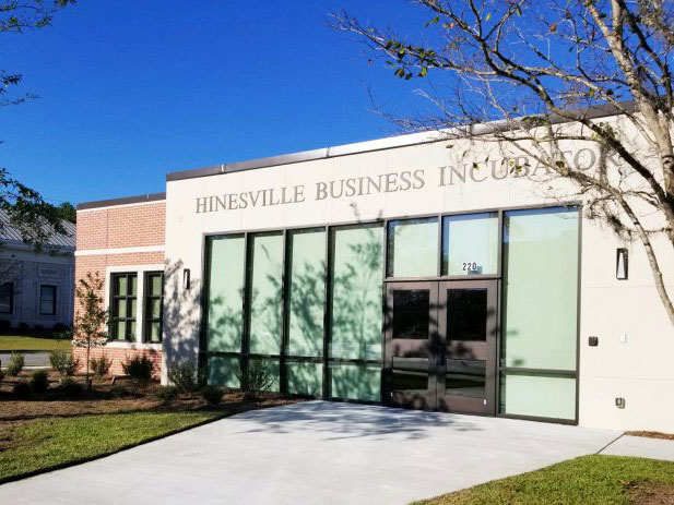 The business building at Georgia Southern Liberty campus in Hinesville