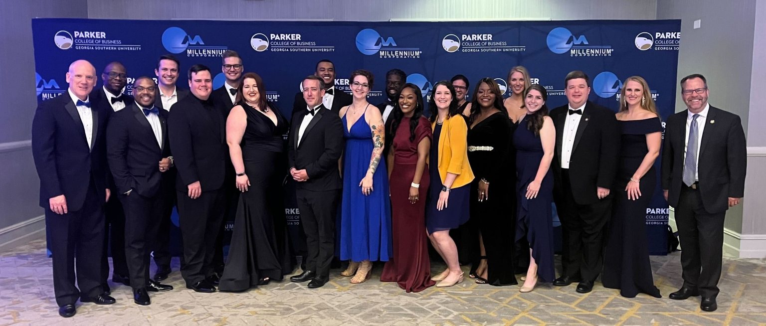 Georgia Southern Business Alumni Board pose for a picture.