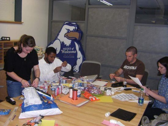 A group of Georgia Southern students work with charitable organizations to give back.