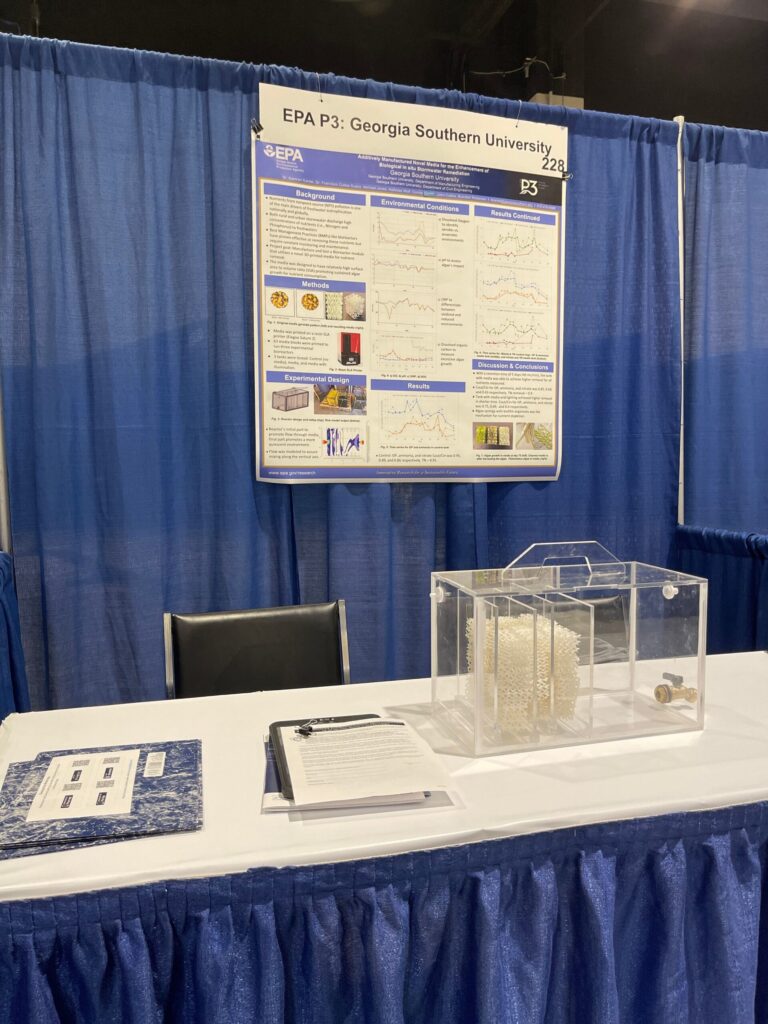 Eagle engineering students use ‘game changing’ filter to improve Georgia’s waters