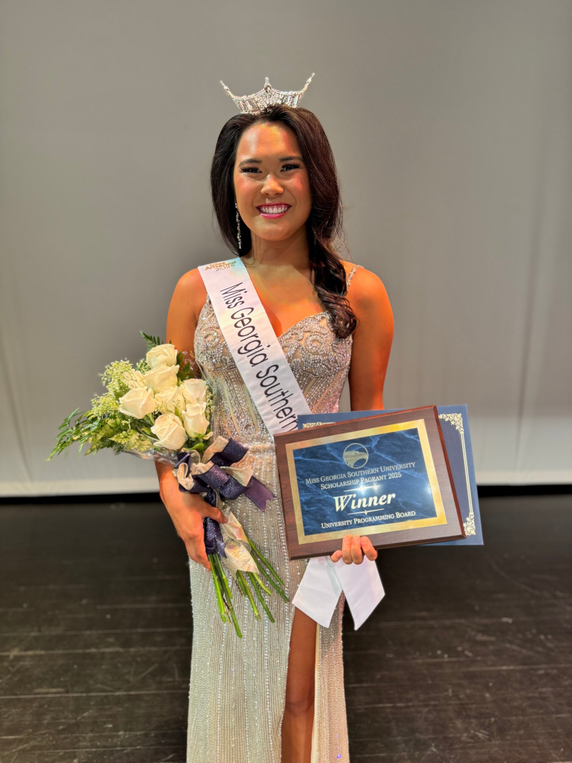 The 2025 Miss Georgia Southern University was recently named, and the crown belongs to Gracie Allen, a senior biochemistry major on a pre-medical track.