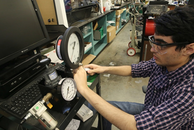 ENERGY participants interacting with equipment
