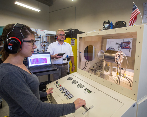 ENERGY participants interacting with equipment