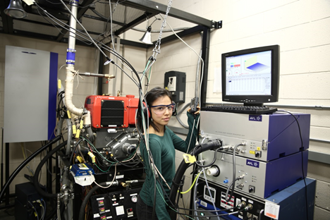 ENERGY participants interacting with equipment