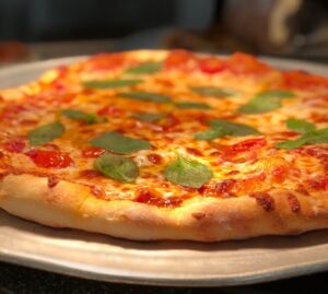 Margherita pizza with ‘Armstrong Heirloom Sweet Basil’