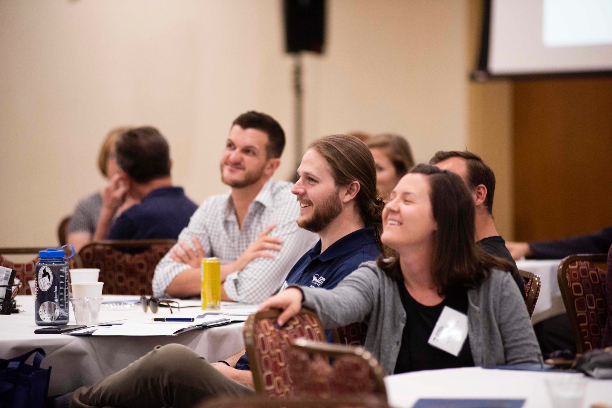 students gathered at an event put on by the Center for Addiction Recovery