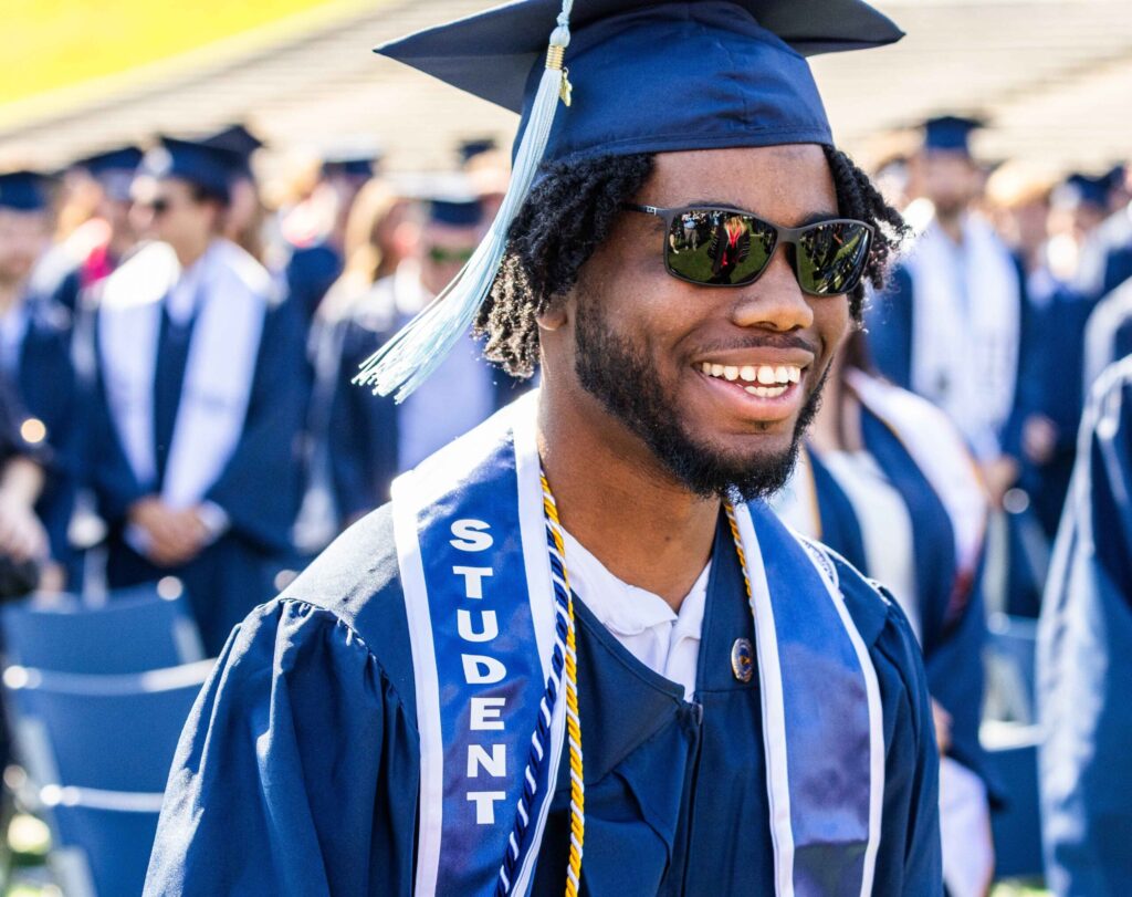 ‘No regrets’: Shaheim Johnson makes family history as first-generation graduate