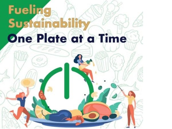 graphic: fueling sustainability one plate at a time.