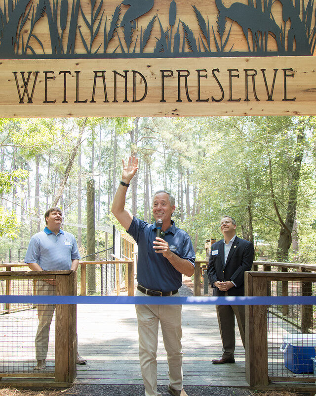 Waterfowl Pond Ribbon Cutting