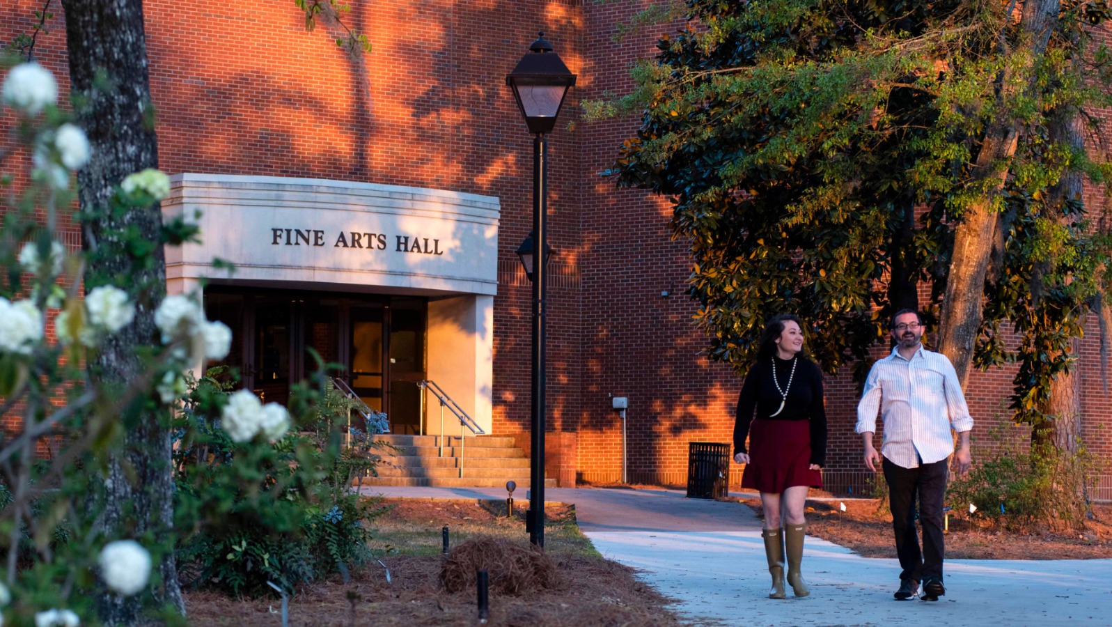 Exterior of Fine Arts Hall on the Armstrong Campus in Savannah.