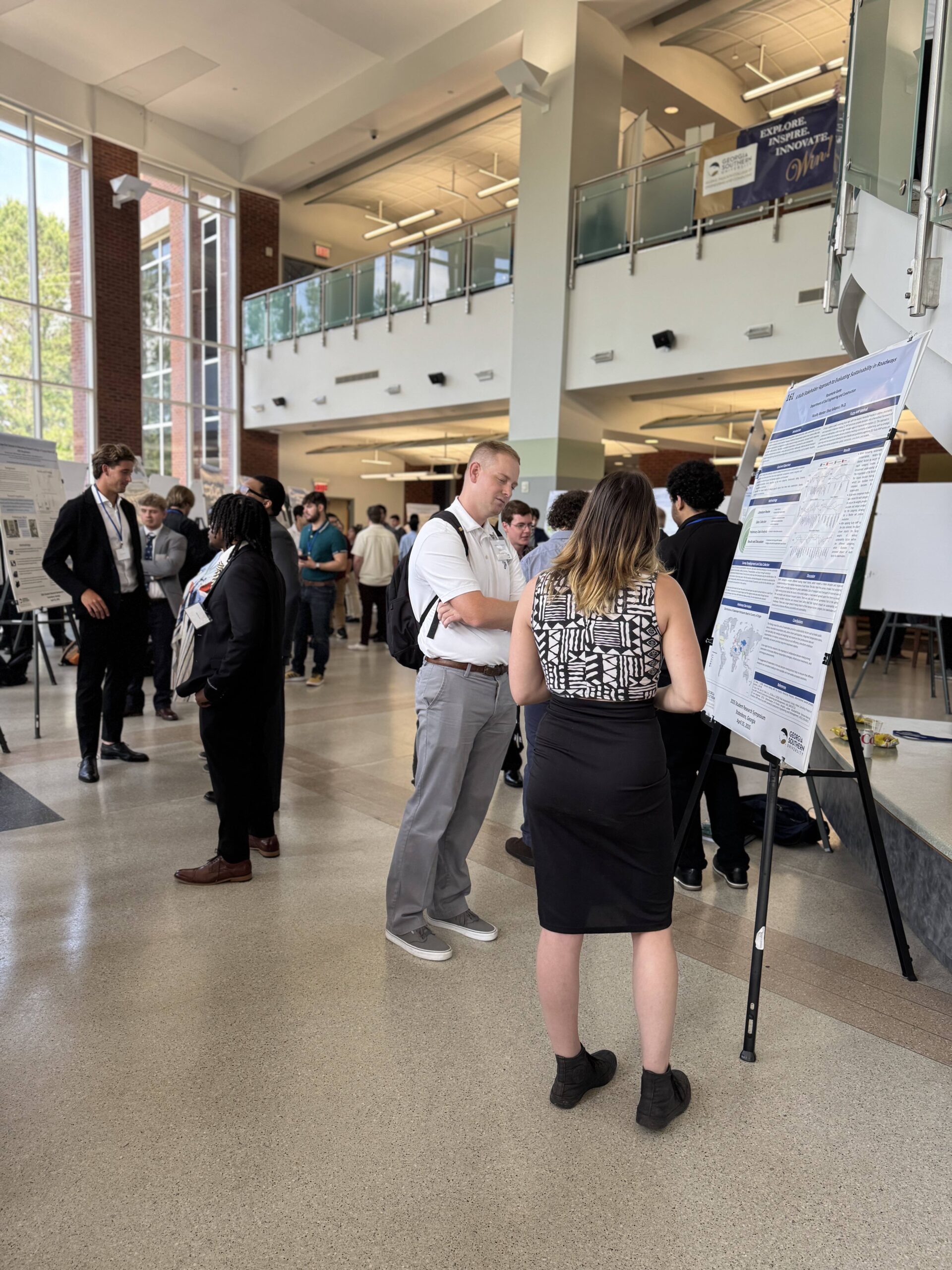 Students present posters at research symposium