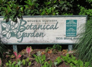 Botanical Gardens sign