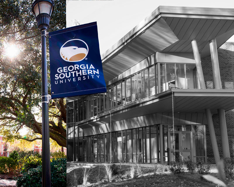 Georgia Southern campus and building.