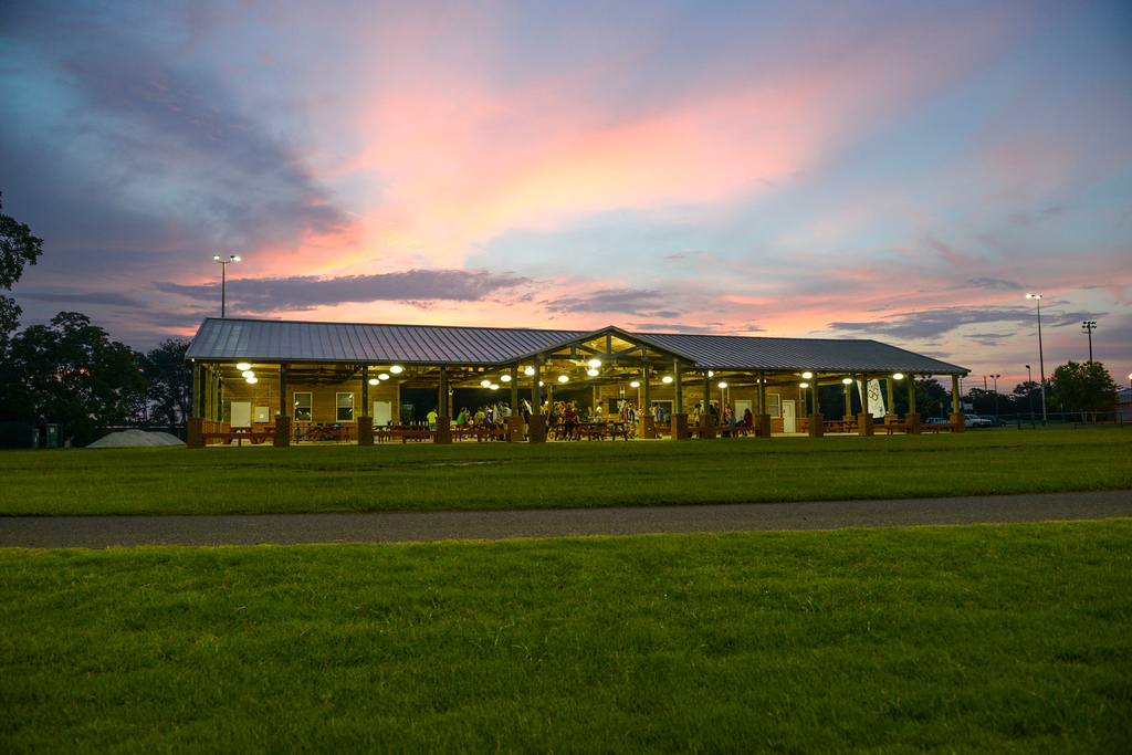 Georgia Southern CRI Parks pavilion for intramural sports and recreation.