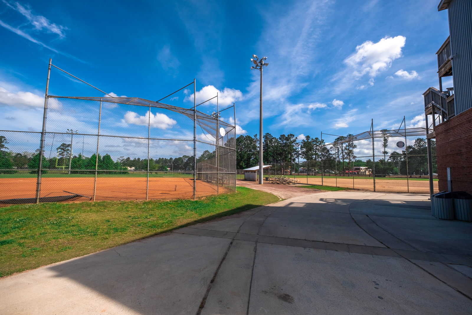 Georgia Southern CRI sports complex for baseball and softball intramural sports.