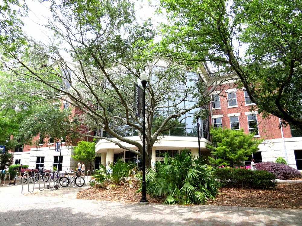 Georgia Southern Zach S. Henderson Library building on Statesboro campus.