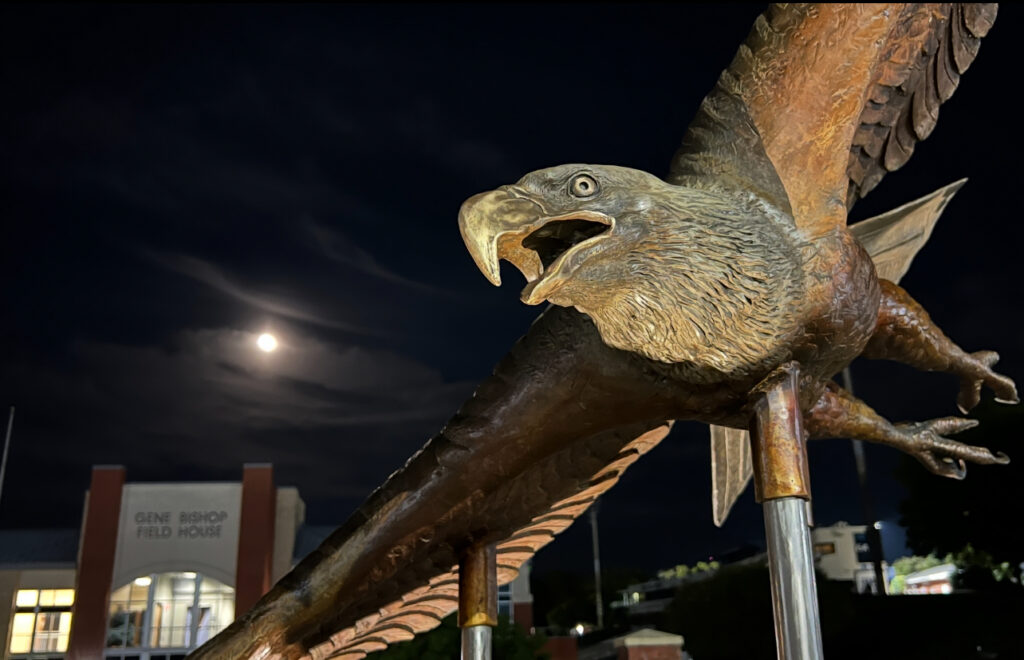 ‘Freedom to Soar’ unveiled in honor of late Georgia Southern bald eagle mascot